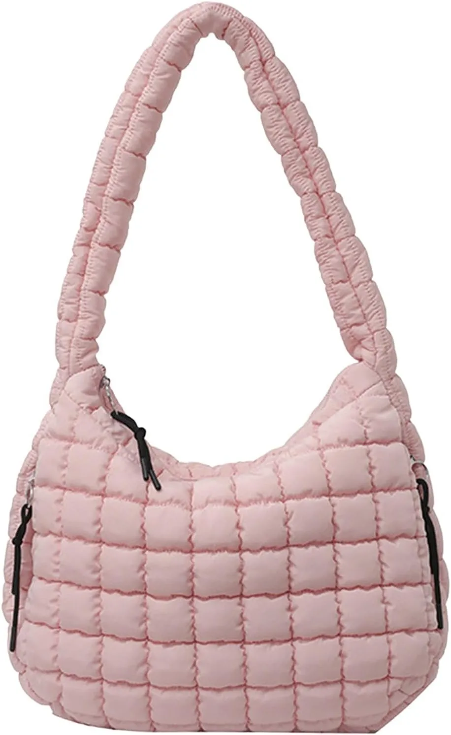 Womens Purses And Handbags Large Quilted Carryall Puffer Shoulder Bag Lightweight Quilted Padding Hobo Bag