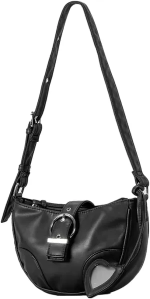Womens Small Dumpling Shoulder Crossbody Purse Vintage Soft Vegan Leather Tote Bag Small Y2k Handbag Satchels