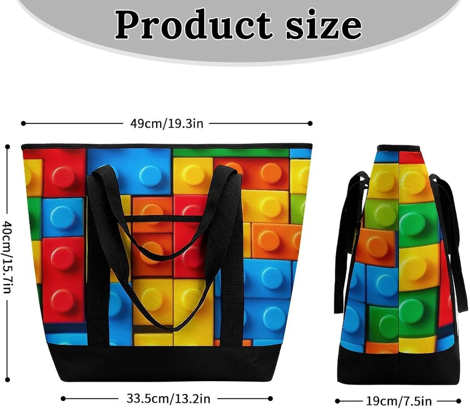 Women's Spacious Thermal Shoulder Bag Stylish Insulated Shopping Tote