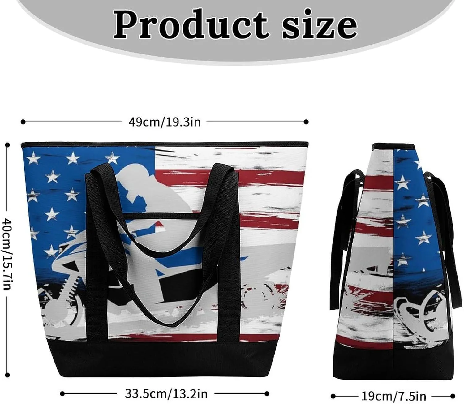 Women's Spacious Thermal Shoulder Bag Stylish Insulated Shopping Tote