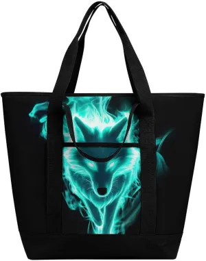 Women's Spacious Thermal Shoulder Bag Stylish Insulated Shopping Tote