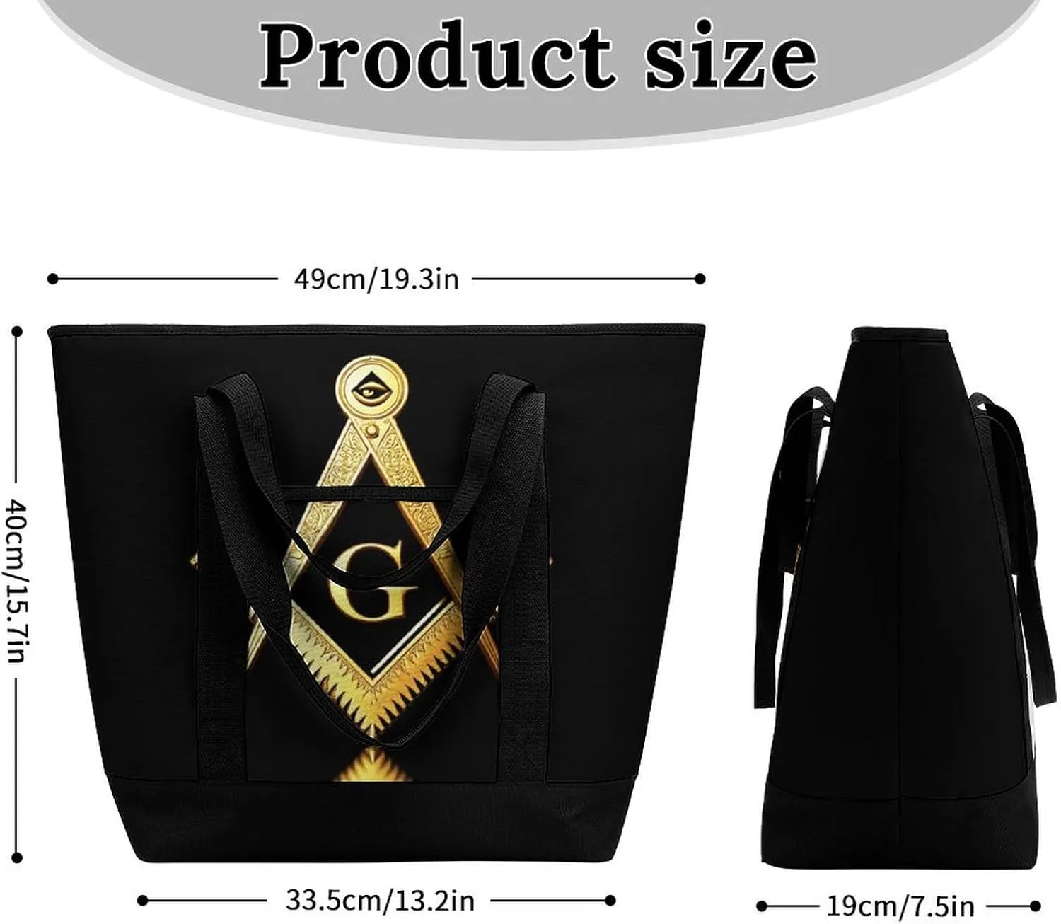 Women's Spacious Thermal Shoulder Bag Stylish Insulated Shopping Tote