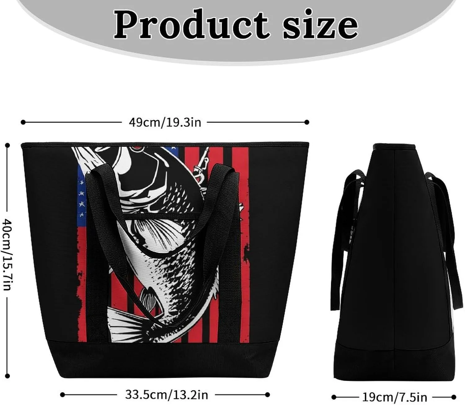 Women's Spacious Thermal Shoulder Bag Stylish Insulated Shopping Tote