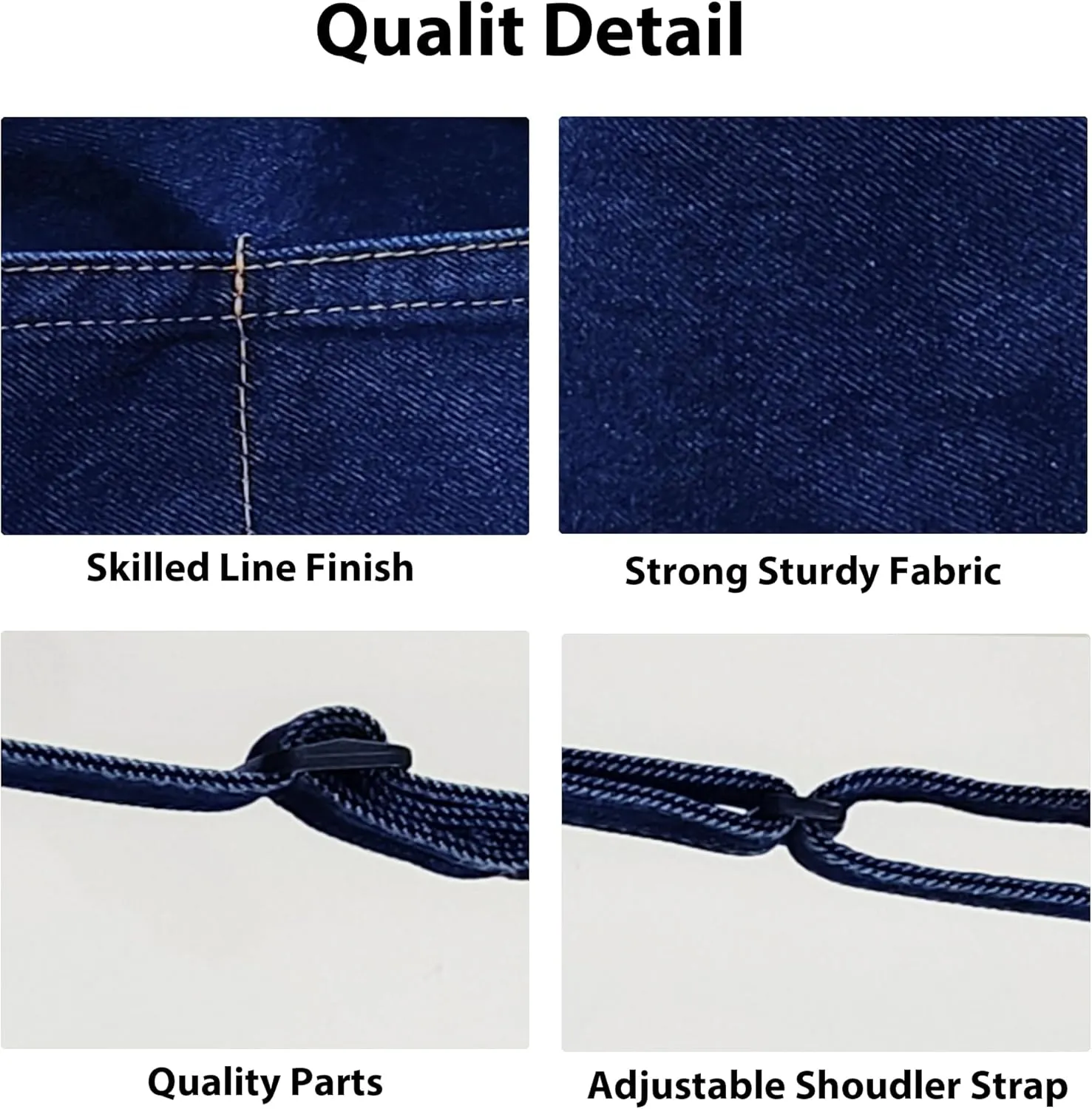 Women's Stylish Large Denim Crossbody Messenger Bag for Woman Spacious Jean Shoulder Purse Tote Hobo Bag
