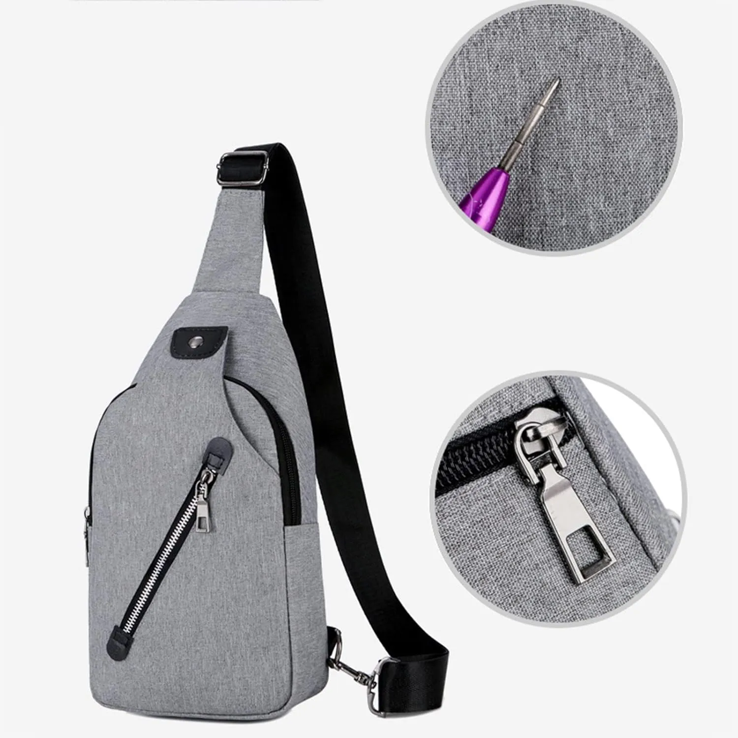 Women's Trendy Crossbody Bag Mini Phone Purses with Crossbody Strap and Wallet Stylish Designer Purse(Grey)