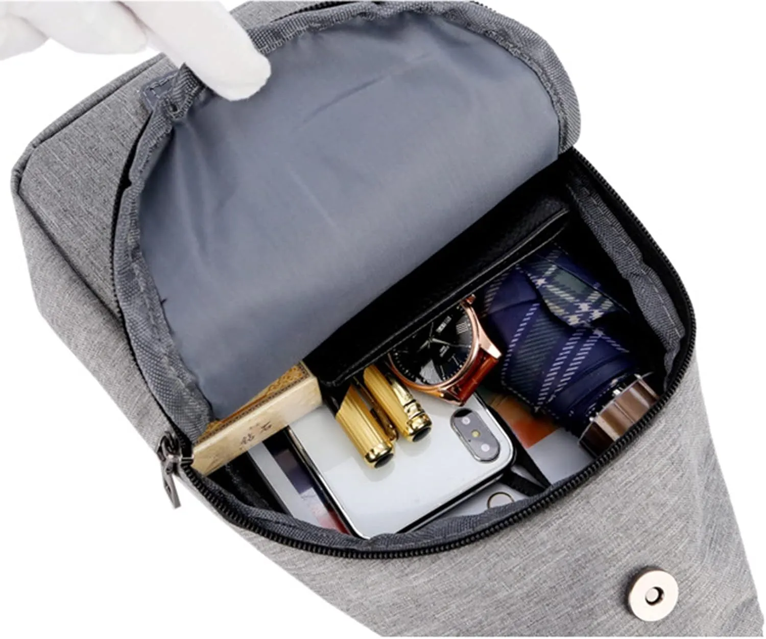 Women's Trendy Crossbody Bag Mini Phone Purses with Crossbody Strap and Wallet Stylish Designer Purse(Grey)