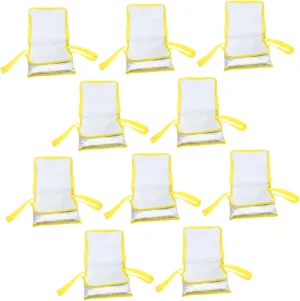 Zerodeko 10pcs Insulated Pizza Bags Grocery Carrier with Spacious Design for Various Pizza Keeps Food Hot Fresh for Takeout Home Use