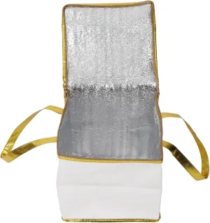 Zerodeko Large Insulated Bag Cake Pouch for Takeaway Reusable Grocery Tote Food Storage for Picnics Catering and Grocery Shopping Double Design